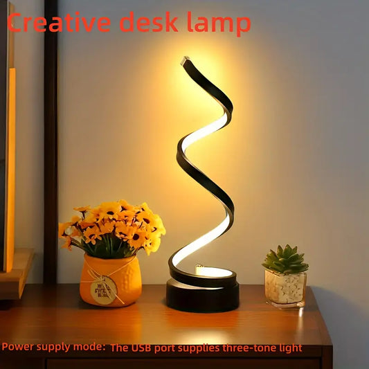 Classic Spiral Decorative Table Lamp