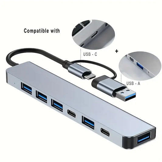 7-in-1 High-Speed USB 3.0 Data Transfer Adapter